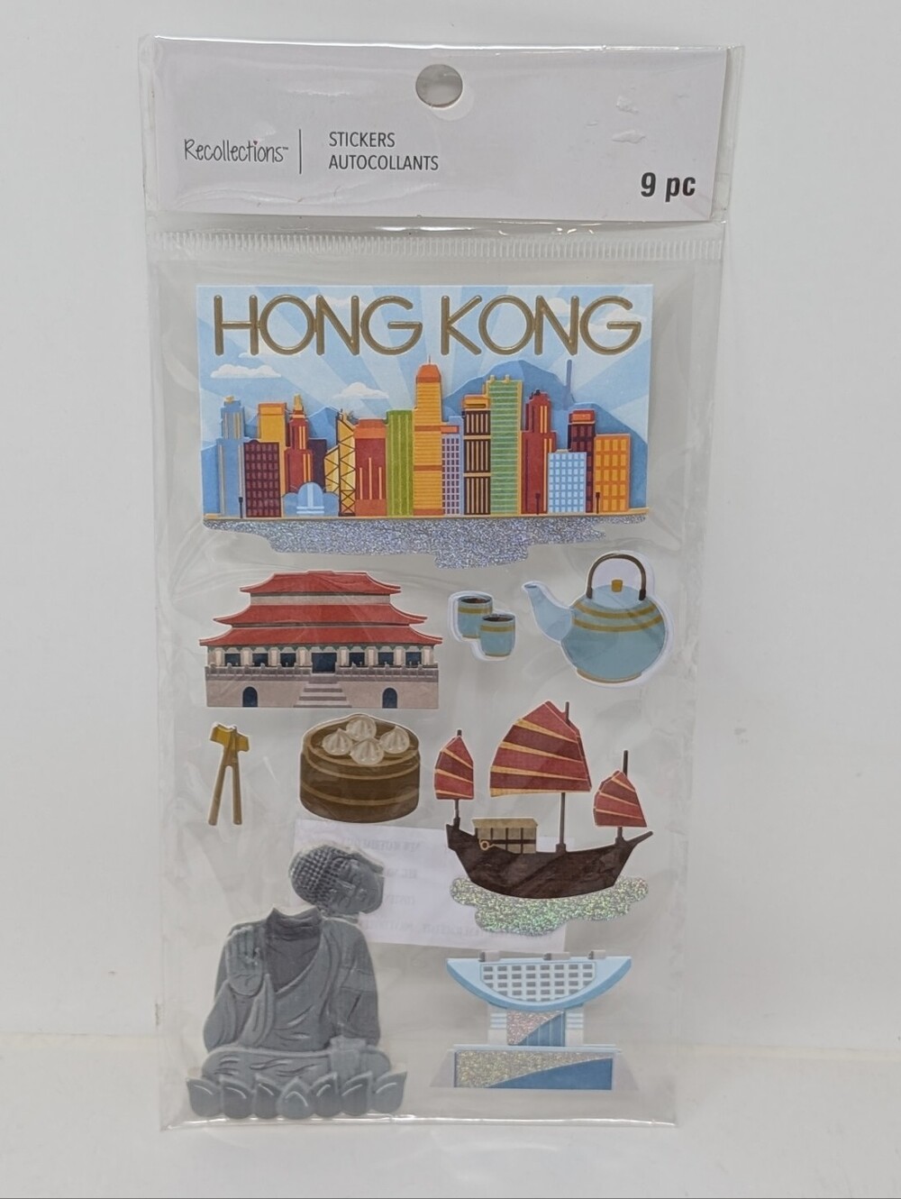 Recollections Hong Kong Sticker Pack Scrapbooking